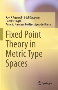 Cover image: Fixed Point Theory in Metric Type Spaces 9783319240800