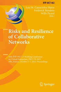 Immagine di copertina: Risks and Resilience of Collaborative Networks 9783319241401