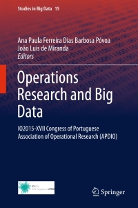 表紙画像: Operations Research and Big Data 9783319241524