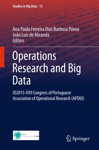Cover image: Operations Research and Big Data 9783319241524