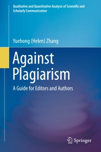Imagen de portada: Against Plagiarism 9783319241586