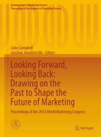 Cover image: Looking Forward, Looking Back: Drawing on the Past to Shape the Future of Marketing 9783319241821