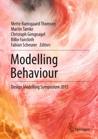 Cover image: Modelling Behaviour 9783319242064