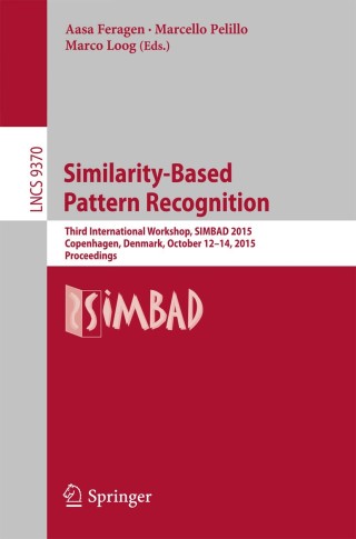 Cover image: Similarity-Based Pattern Recognition 9783319242606