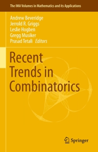 Imagen de portada: Recent Trends in Combinatorics 9783319242965