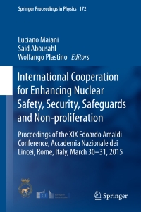 Imagen de portada: International Cooperation for Enhancing Nuclear Safety, Security, Safeguards and Non-proliferation 9783319243207