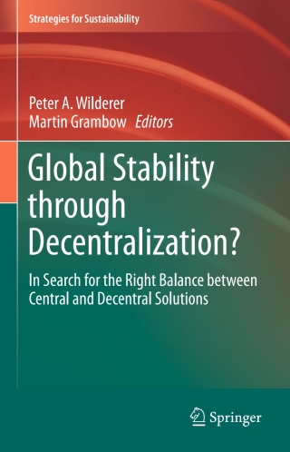 صورة الغلاف: Global Stability through Decentralization? 9783319243566