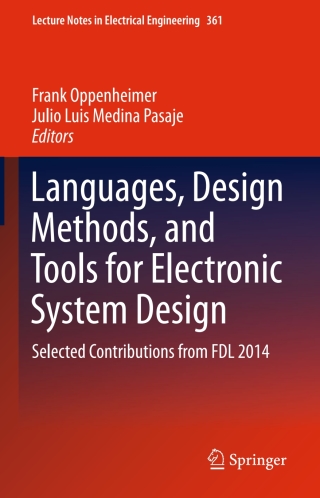 Cover image: Languages, Design Methods, and Tools for Electronic System Design 9783319244556