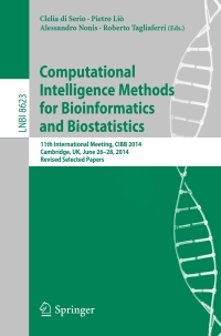 Titelbild: Computational Intelligence Methods for Bioinformatics and Biostatistics 9783319244617