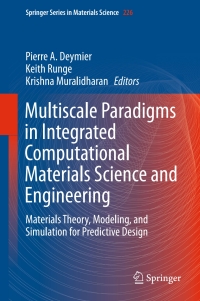 Cover image: Multiscale Paradigms in Integrated Computational Materials Science and Engineering 9783319245270