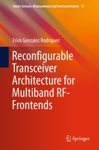 Cover image: Reconfigurable Transceiver Architecture for Multiband RF-Frontends 9783319245799