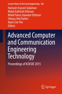 Cover image: Advanced Computer and Communication Engineering Technology 9783319245829