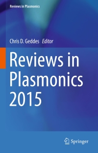 Cover image: Reviews in Plasmonics 2015 9783319246048