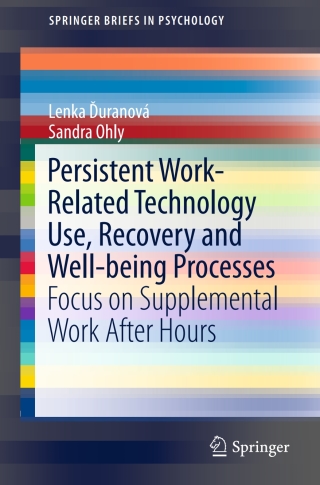 Imagen de portada: Persistent Work-related Technology Use, Recovery and Well-being Processes 9783319247571