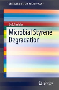 Imagen de portada: Microbial Styrene Degradation 9783319248608