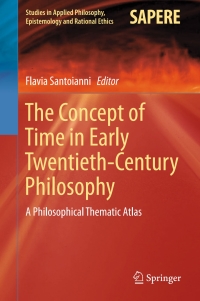 Cover image: The Concept of Time in Early Twentieth-Century Philosophy 9783319248936