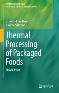 Cover image: Thermal Processing of Packaged Foods 3rd edition 9783319249025