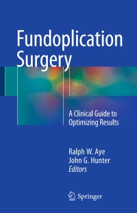 Cover image: Fundoplication Surgery 9783319250922