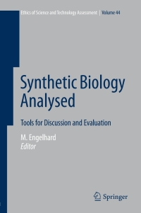 Cover image: Synthetic Biology Analysed 9783319251431