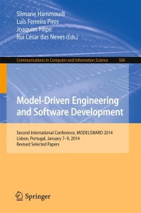 Cover image: Model-Driven Engineering and Software Development 9783319251554
