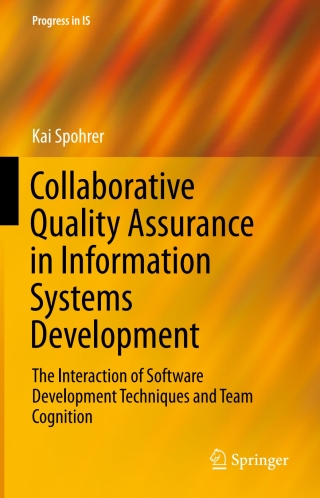 Cover image: Collaborative Quality Assurance in Information Systems Development 9783319251615