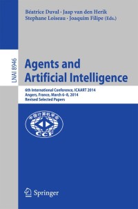 Cover image: Agents and Artificial Intelligence 9783319252094