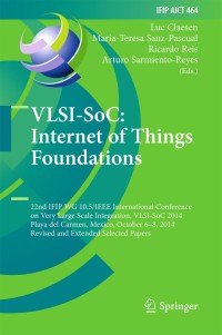 Cover image: VLSI-SoC: Internet of Things Foundations 9783319252780
