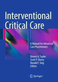 Cover image: Interventional Critical Care 9783319252841