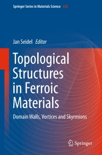 Titelbild: Topological Structures in Ferroic Materials 9783319252995