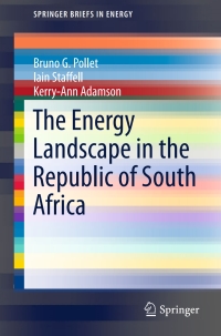 صورة الغلاف: The Energy Landscape in the Republic of South Africa 9783319255088