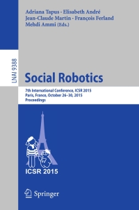 Cover image: Social Robotics 9783319255538