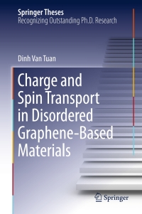Omslagafbeelding: Charge and Spin Transport in Disordered Graphene-Based Materials 9783319255699