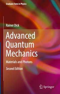 Cover image: Advanced Quantum Mechanics 2nd edition 9783319256740