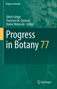 Imagen de portada: Progress in Botany 77 9783319256863