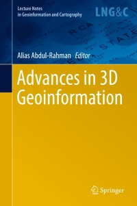 Imagen de portada: Advances in 3D Geoinformation 9783319256894