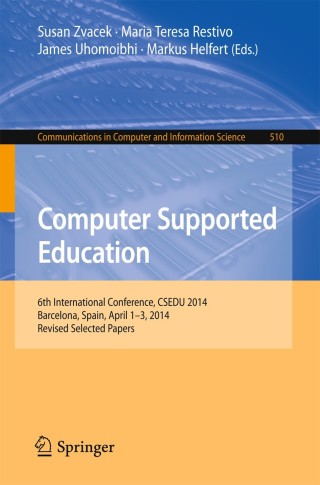 Imagen de portada: Computer Supported Education 9783319257679