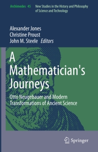 صورة الغلاف: A Mathematician's Journeys 9783319258638