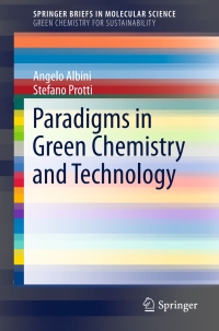 Immagine di copertina: Paradigms in Green Chemistry and Technology 9783319258935