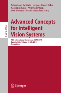 Cover image: Advanced Concepts for Intelligent Vision Systems 9783319259024