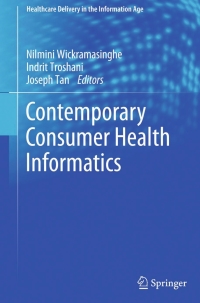 Titelbild: Contemporary Consumer Health Informatics 9783319259710