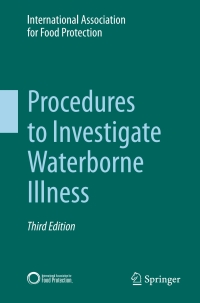 Cover image: Procedures to Investigate Waterborne Illness 3rd edition 9783319260259