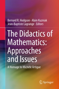 Imagen de portada: The Didactics of Mathematics: Approaches and Issues 9783319260464