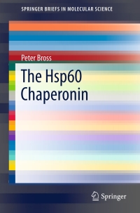 Immagine di copertina: The Hsp60 Chaperonin 9783319260860