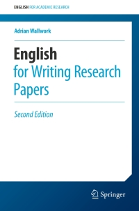 Imagen de portada: English for Writing Research Papers 2nd edition 9783319260921