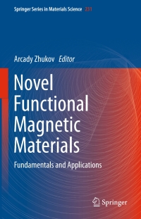 Cover image: Novel Functional Magnetic Materials 9783319261041