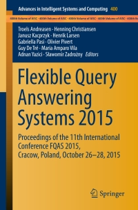 Imagen de portada: Flexible Query Answering Systems 2015 9783319261539