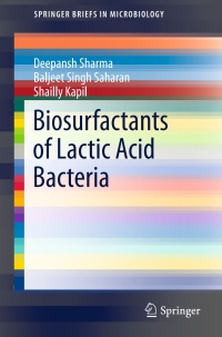 Cover image: Biosurfactants of Lactic Acid Bacteria 9783319262130