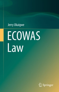 Cover image: ECOWAS Law 9783319262314