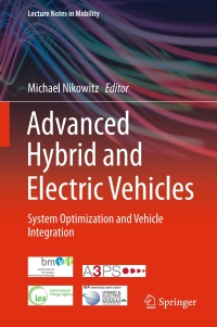 صورة الغلاف: Advanced Hybrid and Electric Vehicles 9783319263045