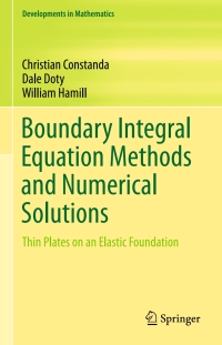 Imagen de portada: Boundary Integral Equation Methods and Numerical Solutions 9783319263076